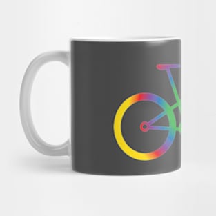 Rainbow bike Mug